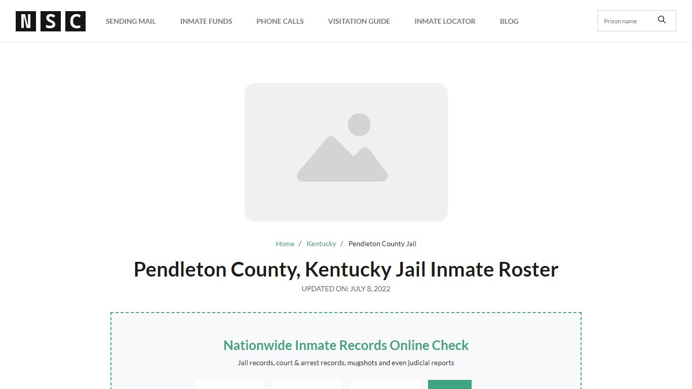 Pendleton County, Kentucky Jail Inmate List